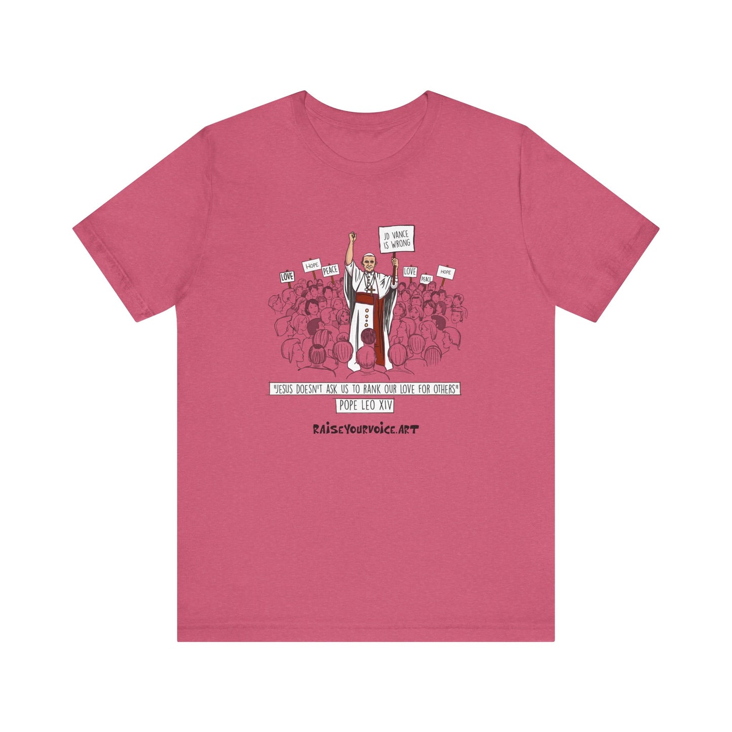 Pope Leo XIV Unisex Tee - American Pope Tribute