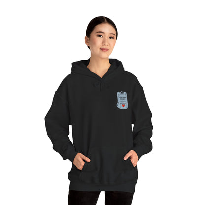 Stevi Food Program In The Round, image on the back – Unisex Heavy Blend™ Hooded Sweatshirt