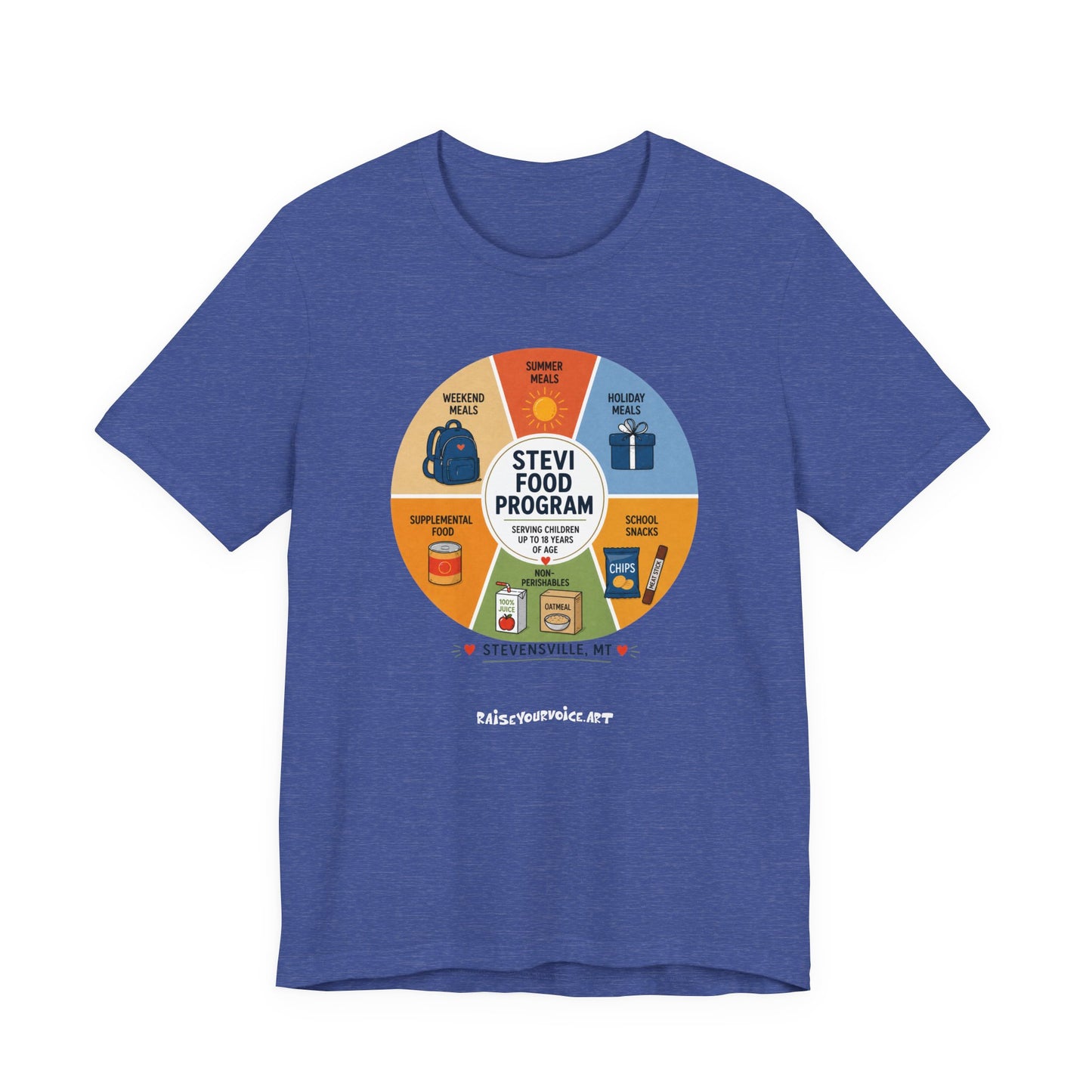 Stevi Food Program – Unisex Jersey Short Sleeve Tee