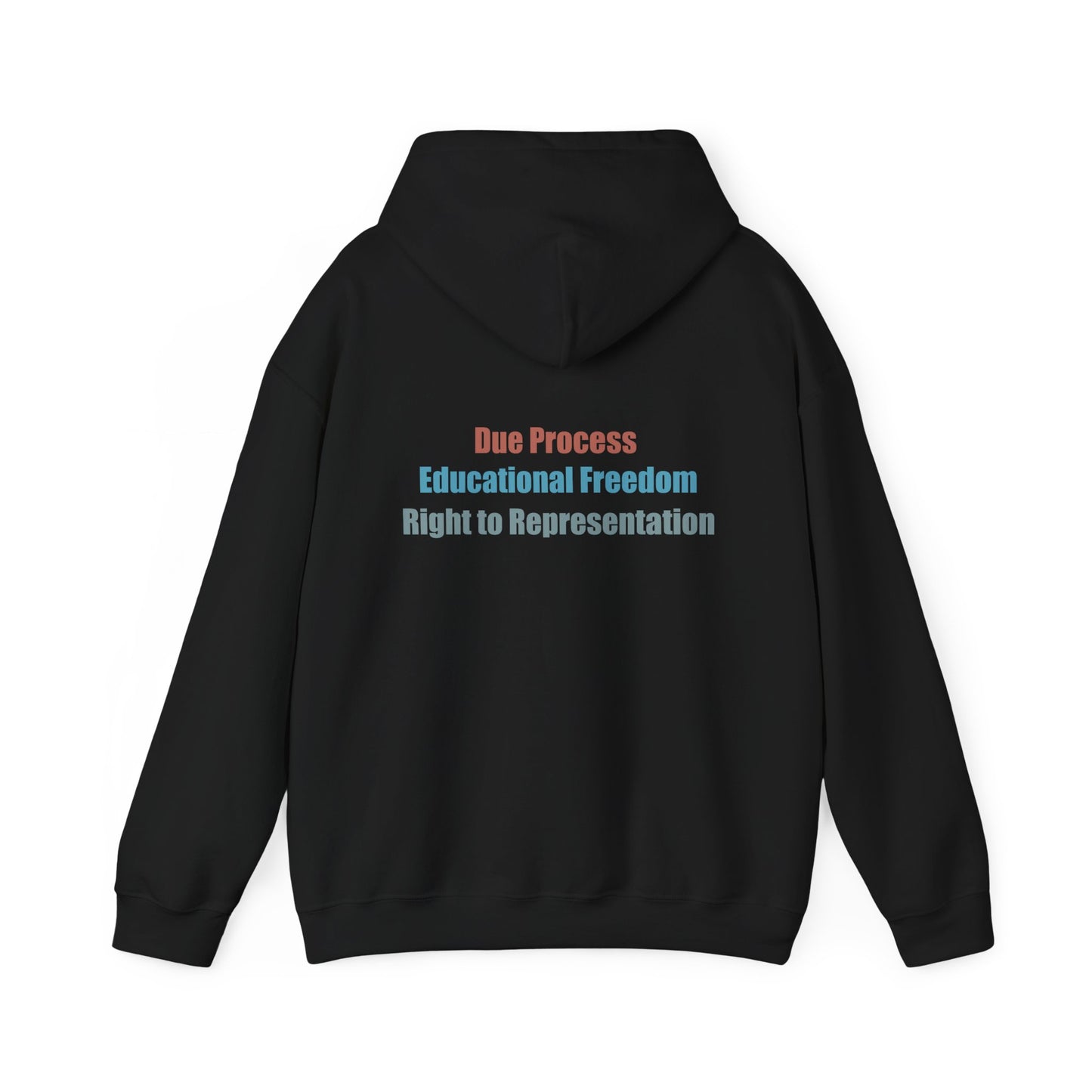 Due Process. Educational Freedom. Right to Representation. Unisex Hoodie