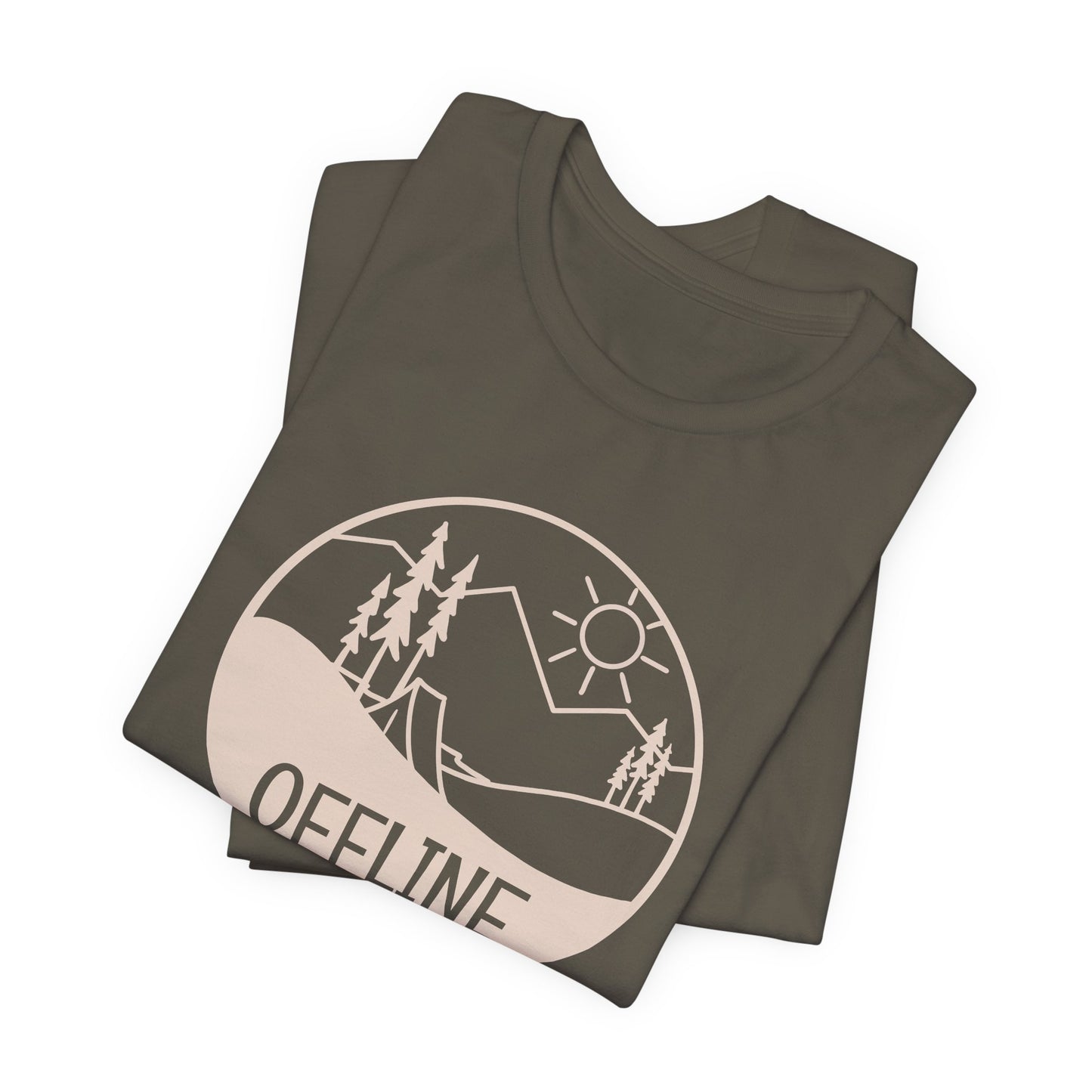 Offline,  Unisex Jersey Short Sleeve Tee