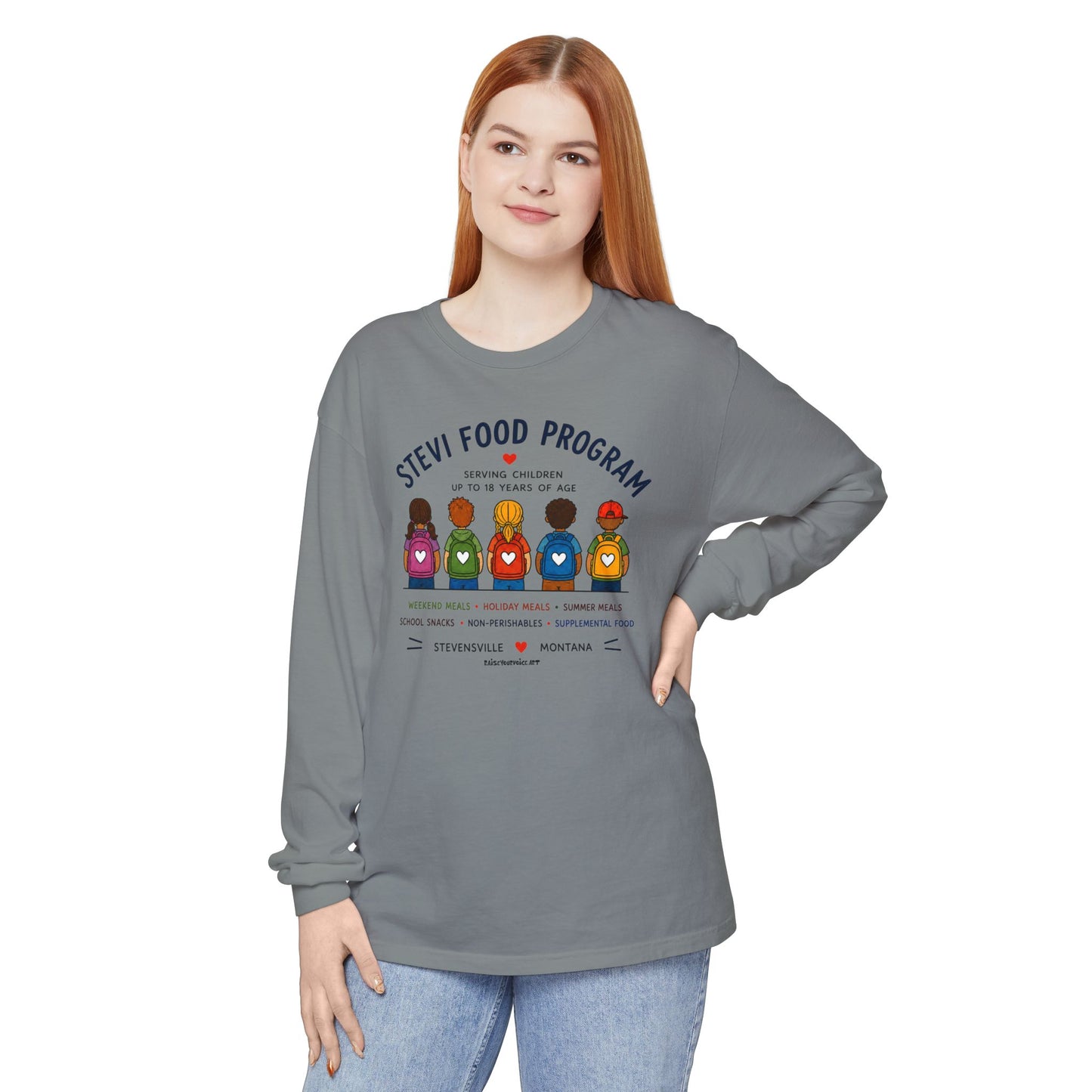 Stevi Food Program Backpacks - Unisex Long Sleeve