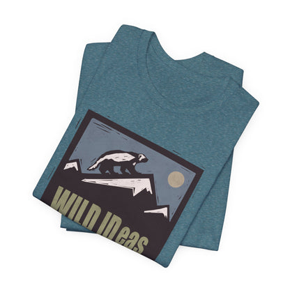 Wild Ideas Mountain Scene, unisex tee.