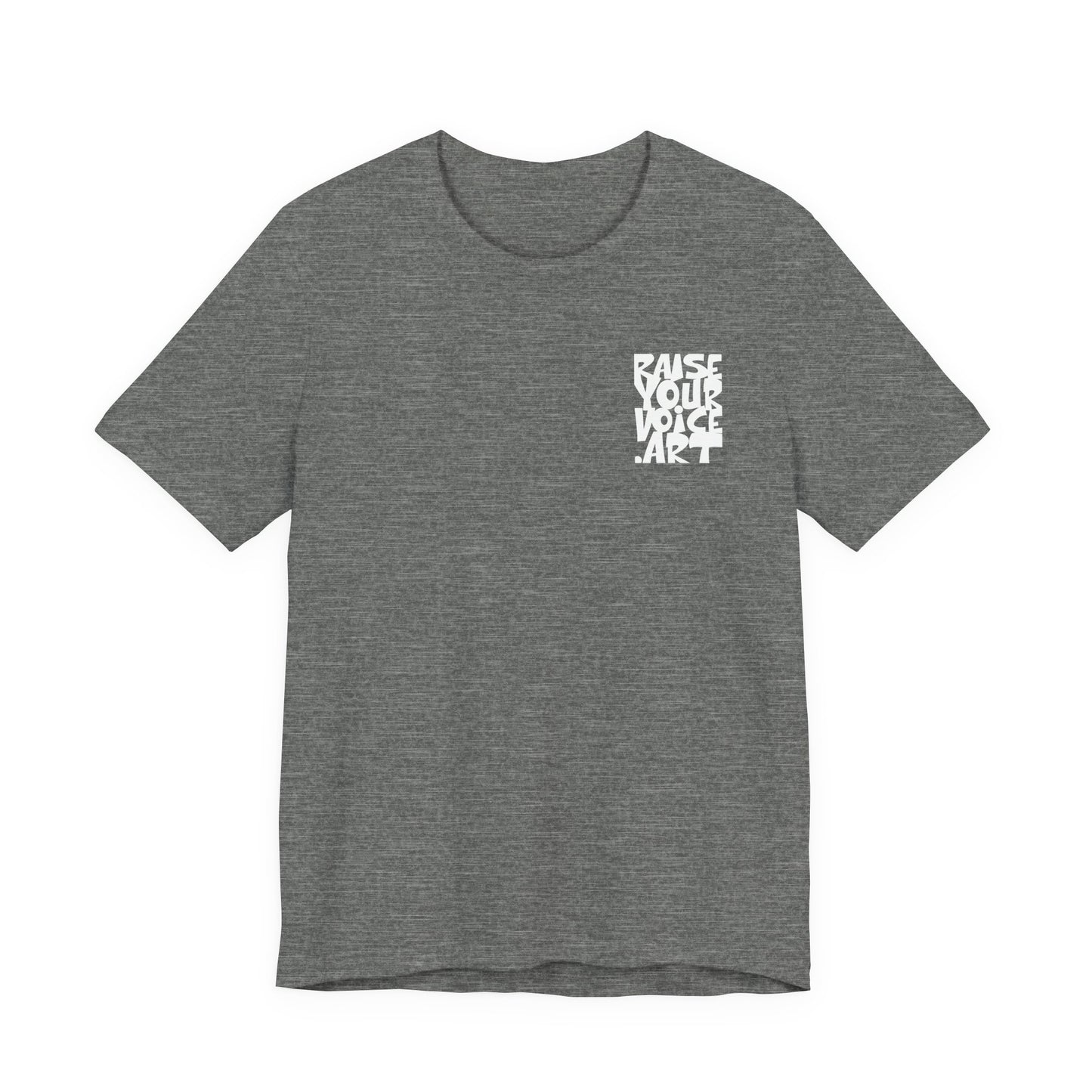 The Montana Plan, Real People, Who Do They Work For? image on the back, Unisex Jersey Short Sleeve Tee