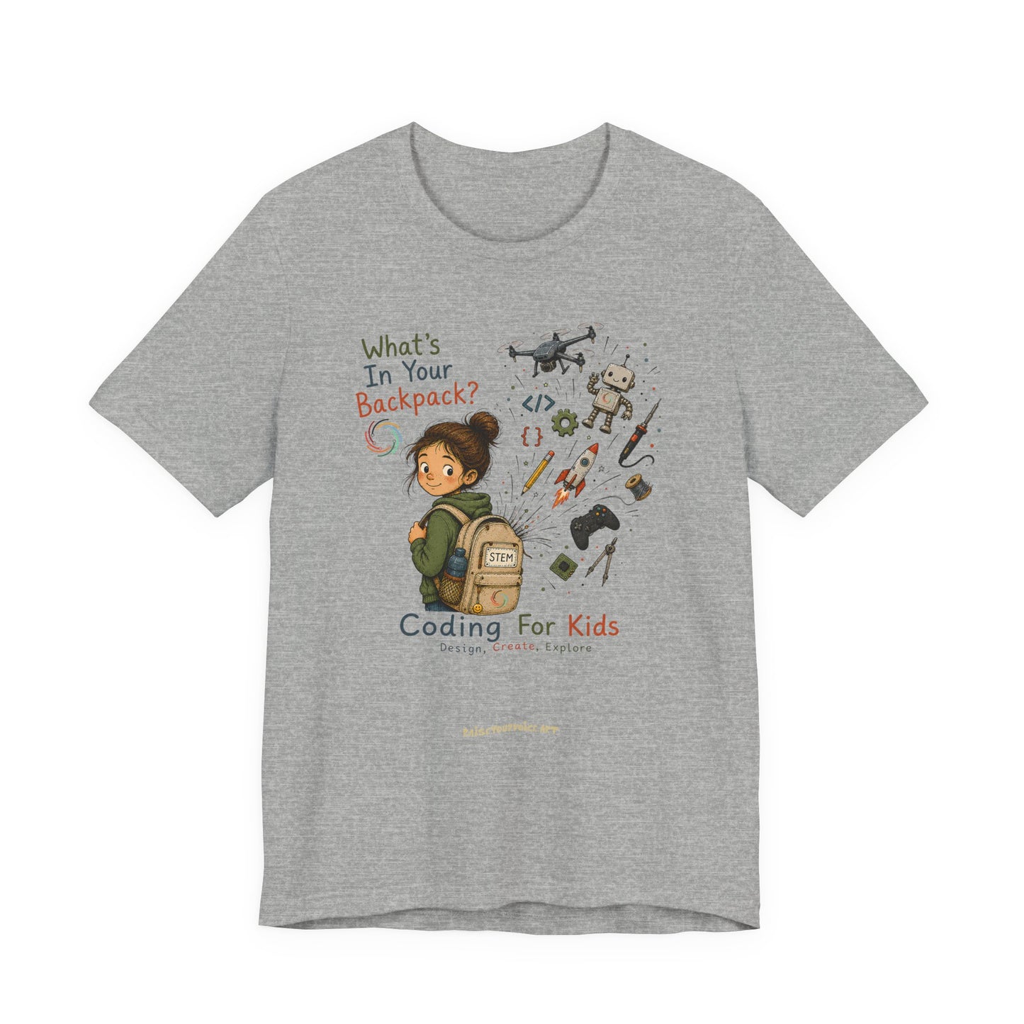 What's in Your Backpack?  Unisex Jersey Short Sleeve Tee