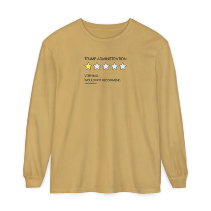 One Star Review, long sleeve tee