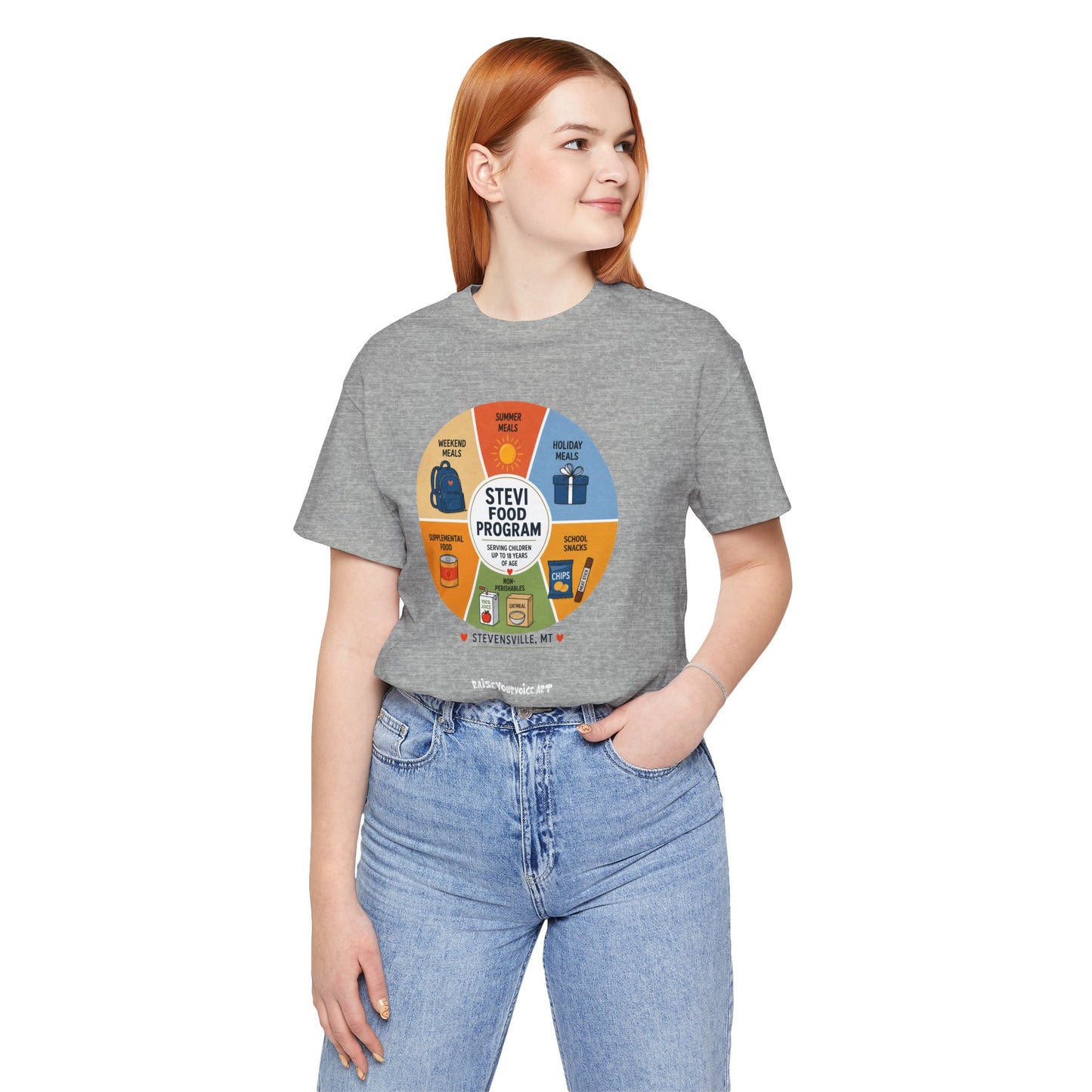 Stevi Food Program – Unisex Jersey Short Sleeve Tee