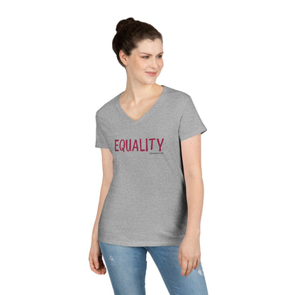 Equality - women's v-neck tee
