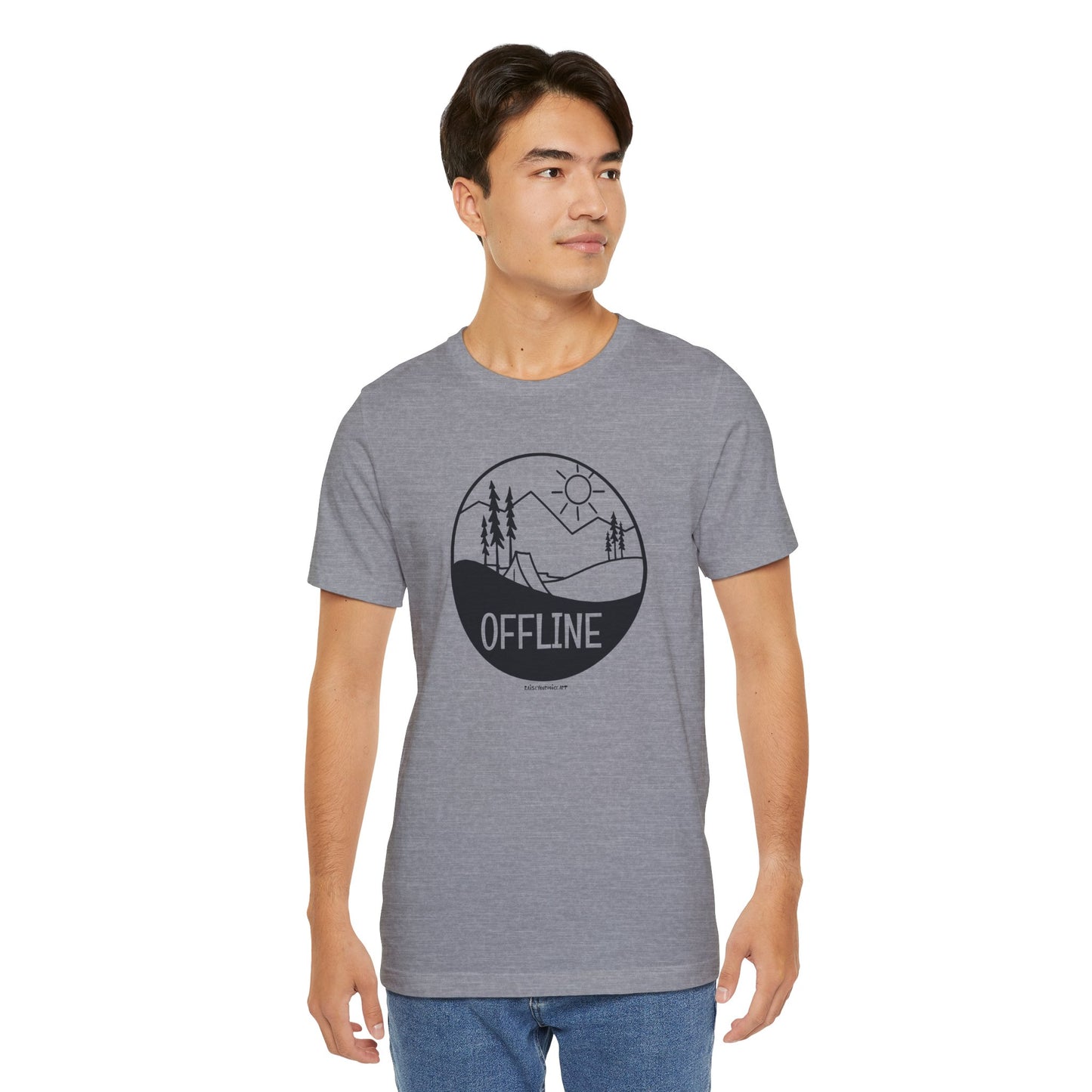 Offline,  Unisex Jersey Short Sleeve Tee
