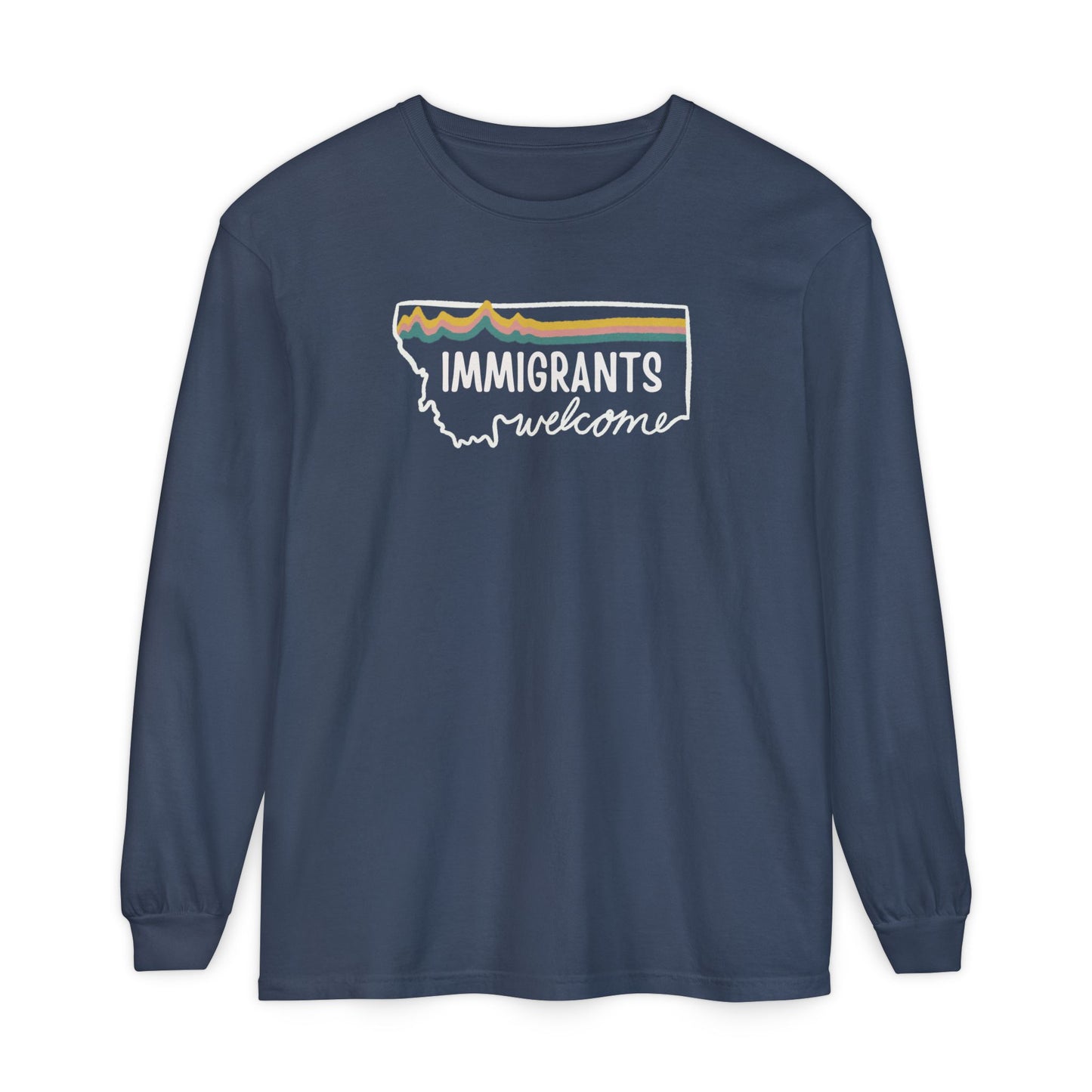Soft Landing Missoula - 10 Years Welcome, unisex long sleeve tee.