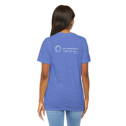Soft Landing Missoula - 10 Years Welcome, unisex tee.