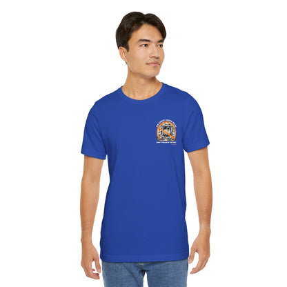 No Sheep Creek Mine, Don’t Pollute the Root, image on the back, Unisex Jersey Short Sleeve Tee