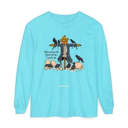 Stevensville Scarecrow Festival – Unisex Garment-dyed Long Sleeve T-Shirt