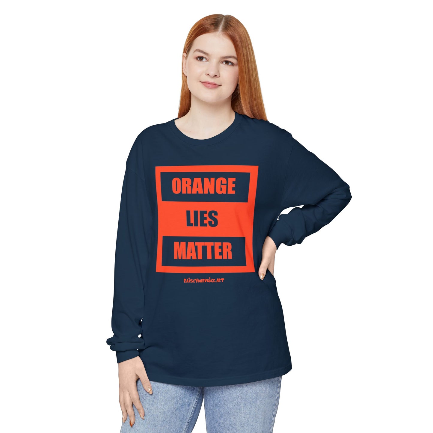 Orange Lies Matter, Long sleeve tee