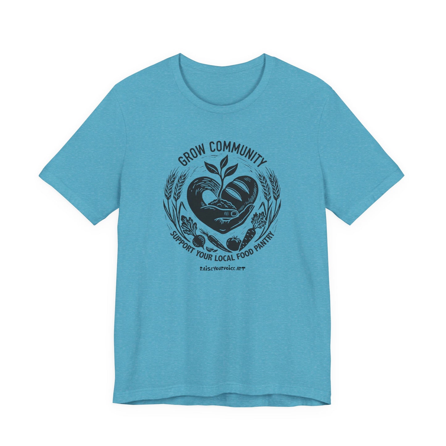 Grow Community Food Security Awareness Unisex Tee