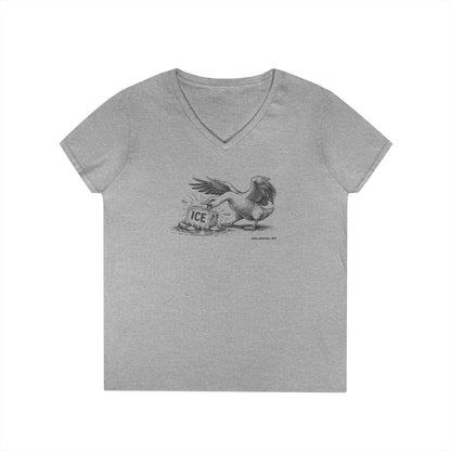 Methods of Resistance: Relentless Chaos - Goose, women's n eck tee.