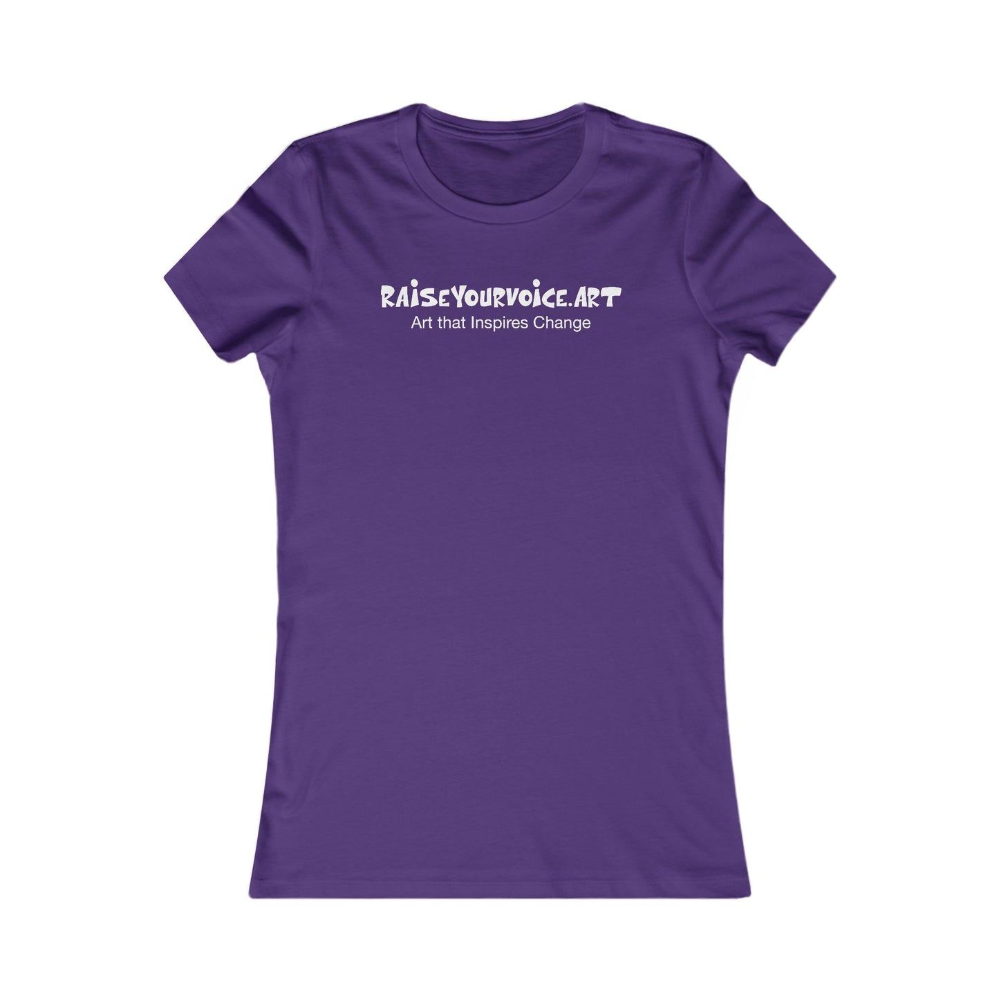 RAISEYOURVOICE.ART Women's Tee - Art that inspires change