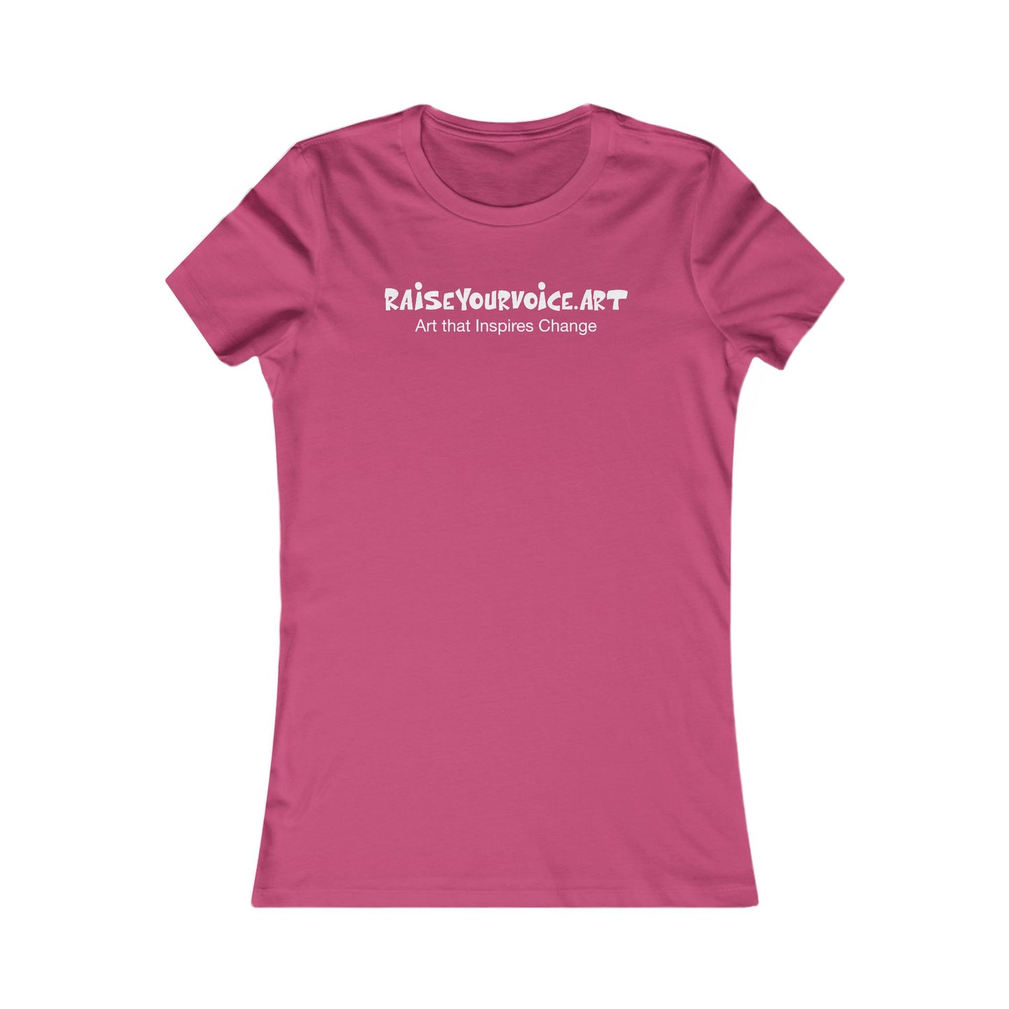 RAISEYOURVOICE.ART Women's Tee - Art that inspires change