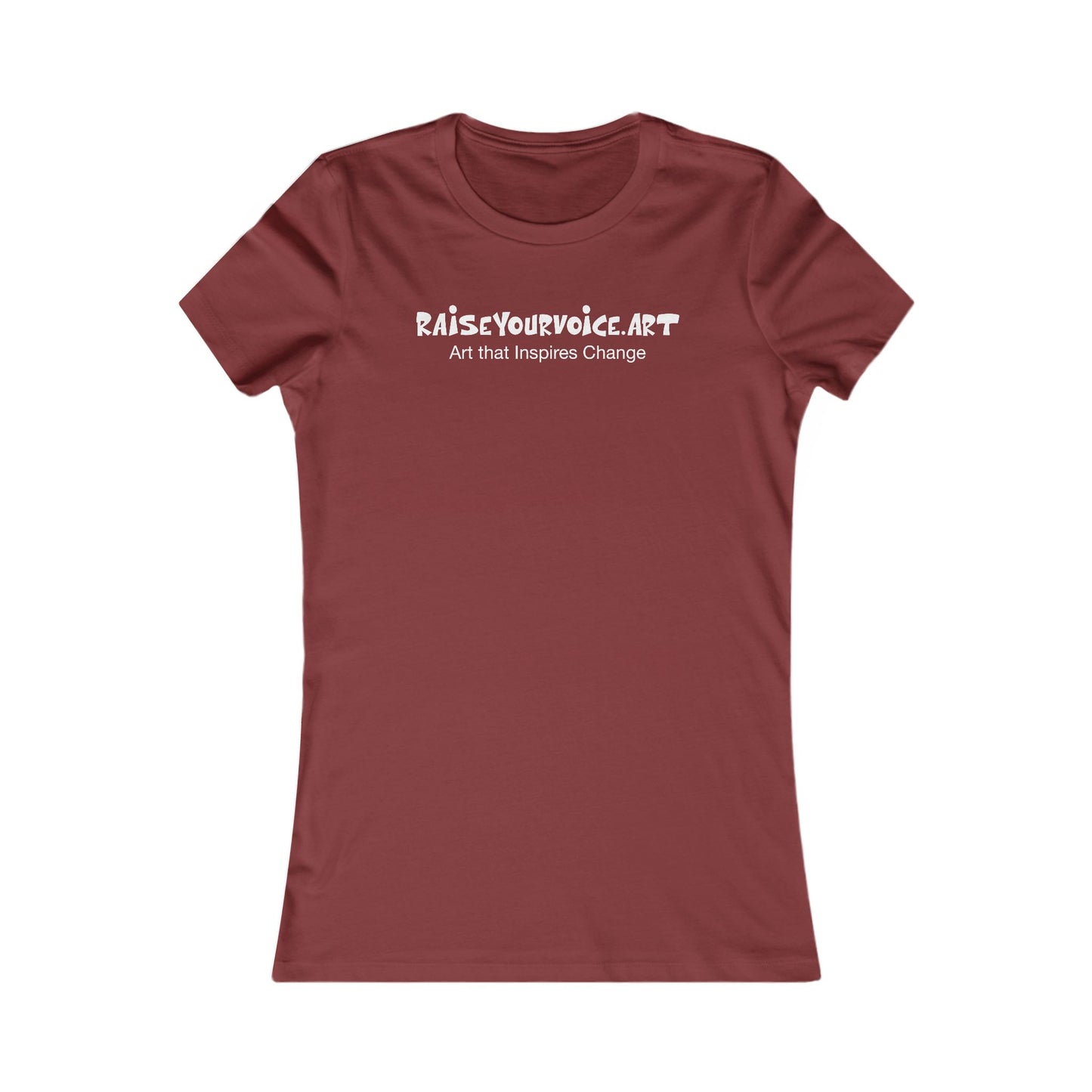RAISEYOURVOICE.ART Women's Tee - Art that inspires change