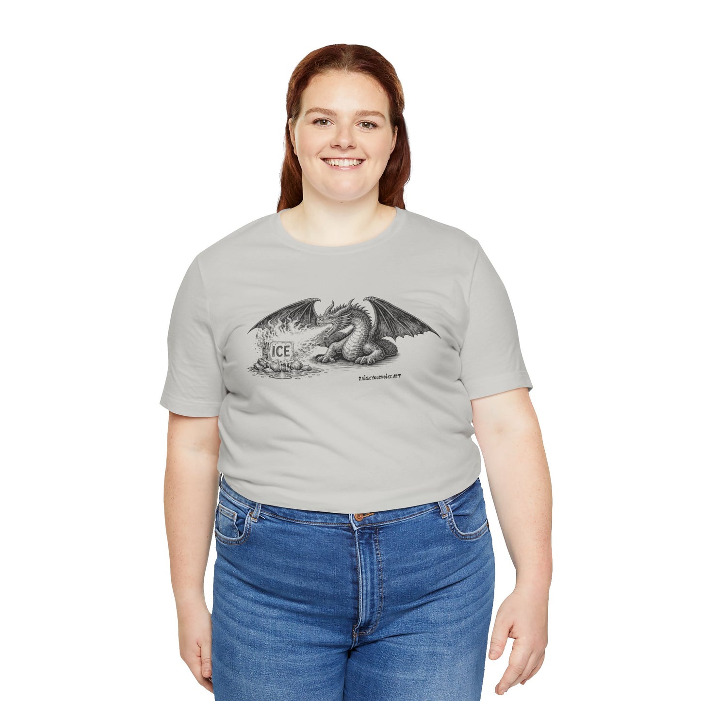 Methods of Resistance: Overwhelming Force – Dragon, unisex tee.