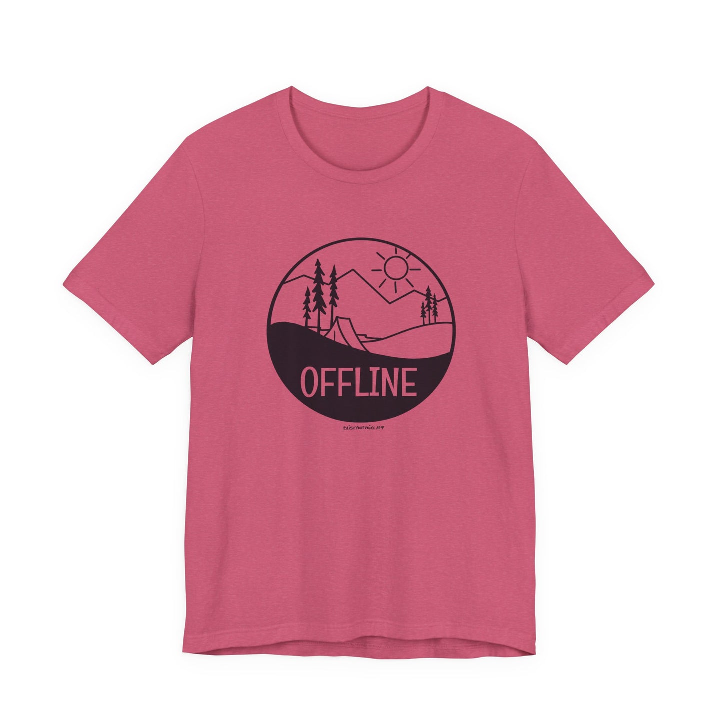 Offline,  Unisex Jersey Short Sleeve Tee