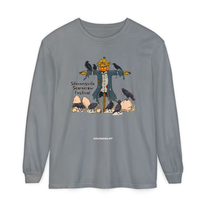 Stevensville Scarecrow Festival – Unisex Garment-dyed Long Sleeve T-Shirt