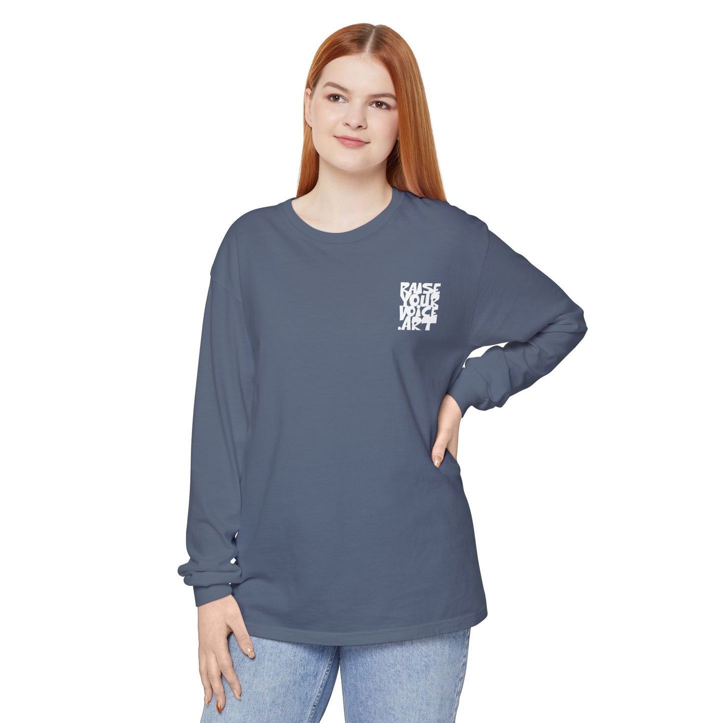 The Montana Plan, Ballot Box, image on back - Unisex Long Sleeve