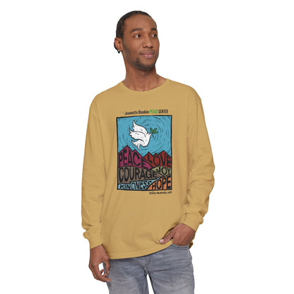 Jeannette Rankin Peace Center Unisex Long Sleeve Tee
