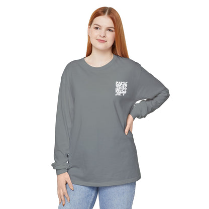 The Montana Plan, Buried in Anonymous Money, image on back - Unisex Long Sleeve