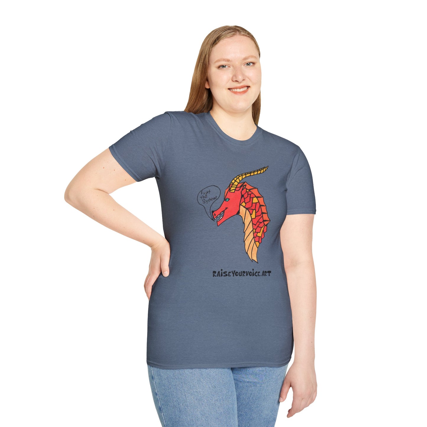 Roar Like  A Dragon Unisex T-Shirt - Raise Your Voice
