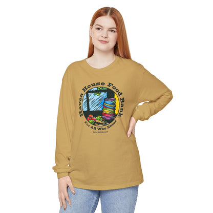 Haven House Food Bank – for all who enter – kitchen, long sleeve tee