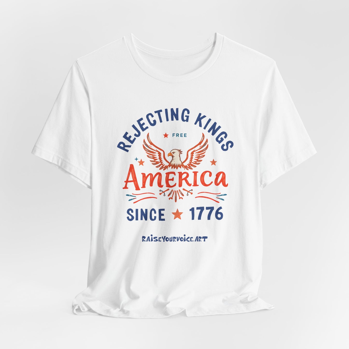 Patriotic Unisex Tee for Freedom Lovers, American Flag T-Shirt, 4th of July Outfits, Election Day Apparel, Casual Statement Top