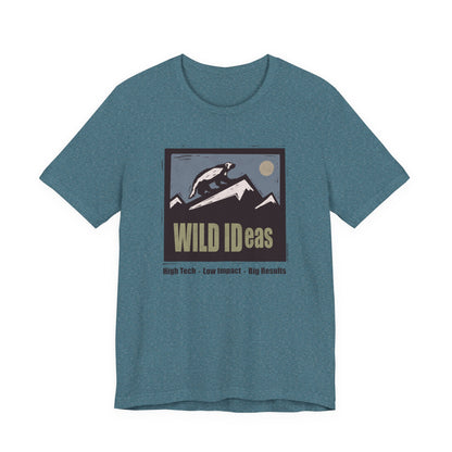 Wild Ideas Mountain Scene, unisex tee.