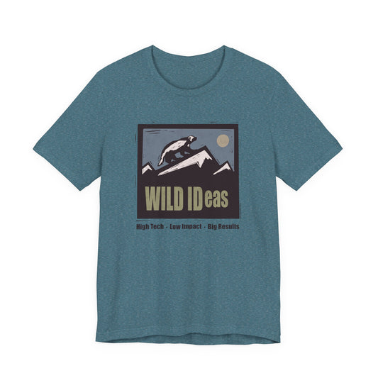 Wild Ideas Mountain Scene, unisex tee.