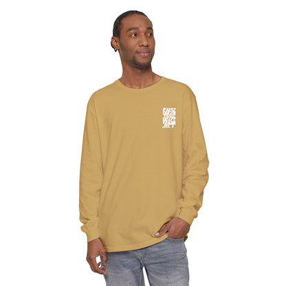 The Montana Plan, Ballot Box, image on back - Unisex Long Sleeve