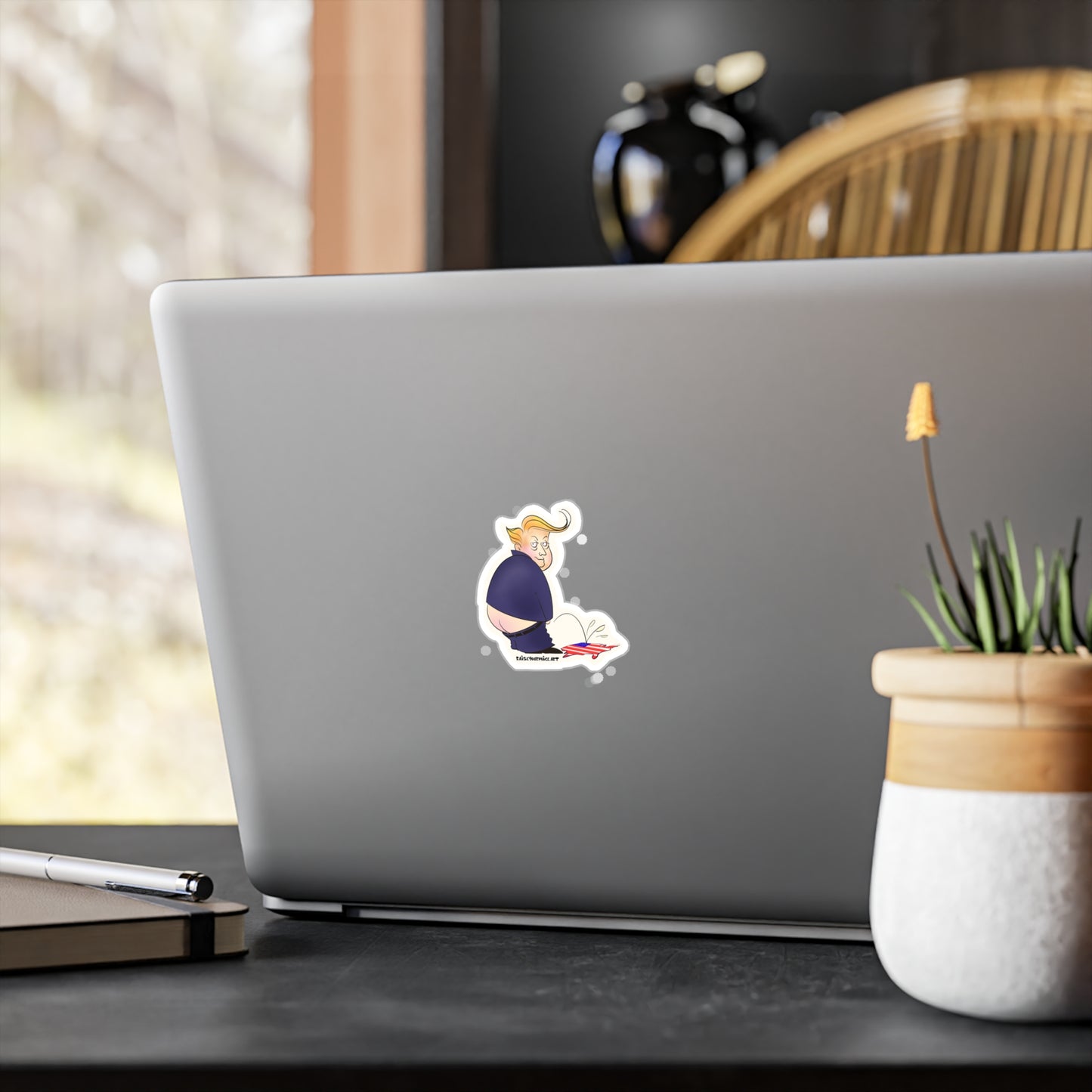 Donald the Menace Sticker - Sticker for Car, Laptop, or Water Bottle