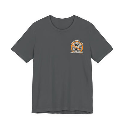 No Sheep Creek Mine, Don’t Pollute the Root, image on the back, Unisex Jersey Short Sleeve Tee