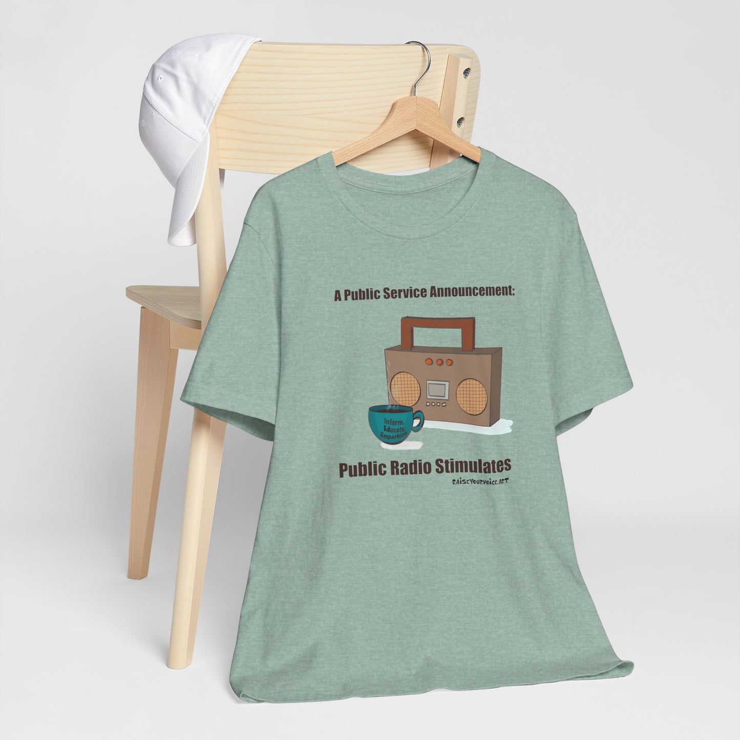 Public Radio Stimulates Unisex Jersey Tee