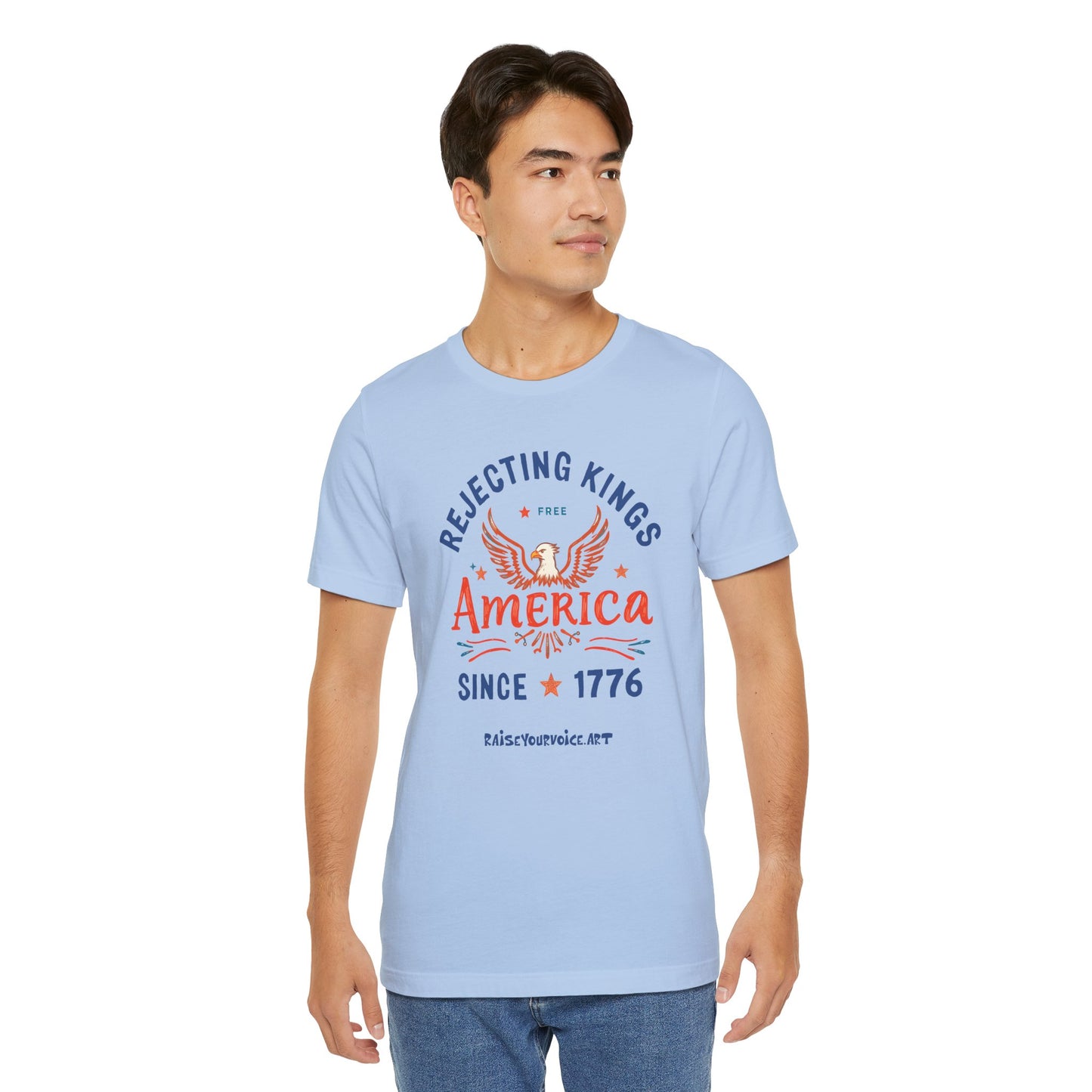 Patriotic Tee for Freedom Lovers, American Flag T-Shirt, 4th of July Outfits, Election Day Apparel, Casual Statement Top
