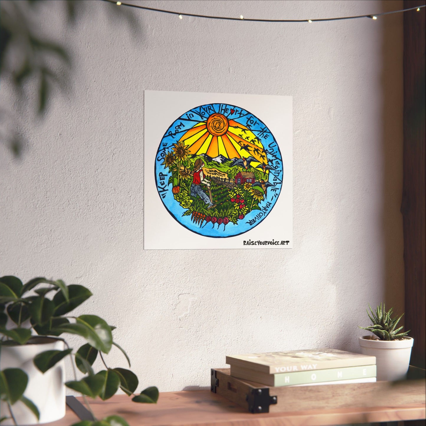 Dream big poster - nature and gardening poster