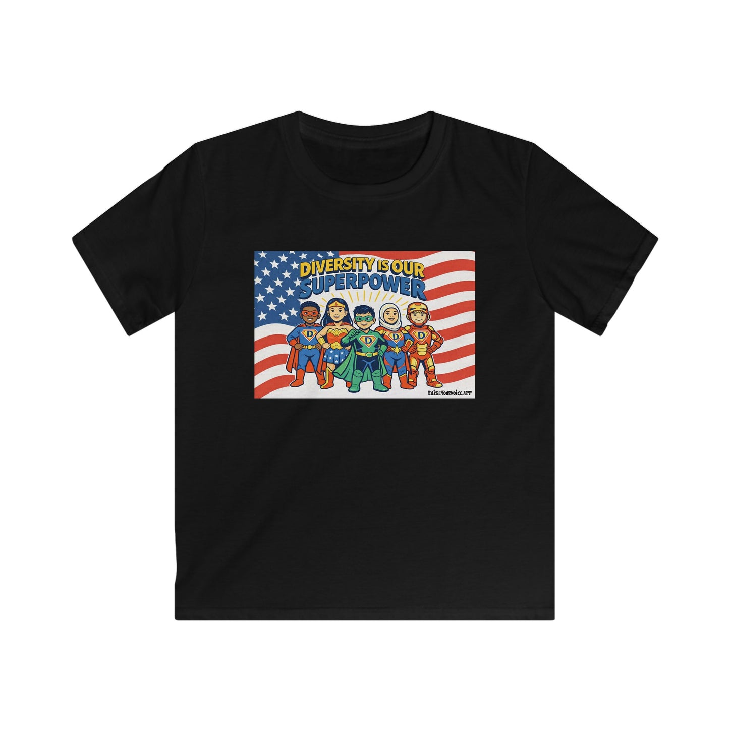 Diversity is our Superpower, child's tee