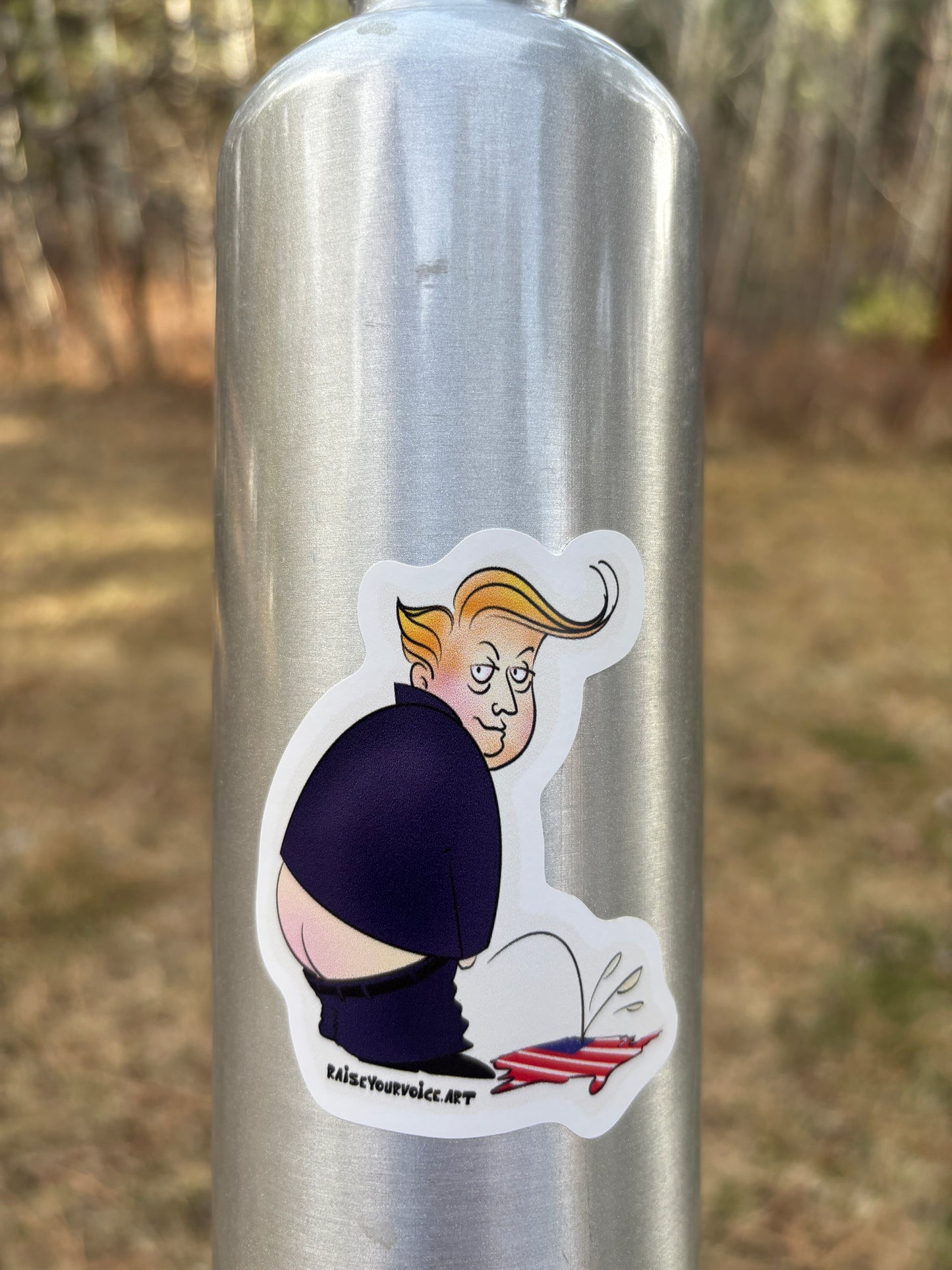 Donald the Menace Sticker - Sticker for Car, Laptop, or Water Bottle
